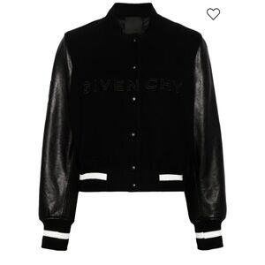 GIVENCHY press stud bomber jacket